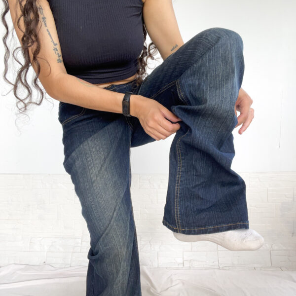 Pantalon de jean ancho - Imagen 6