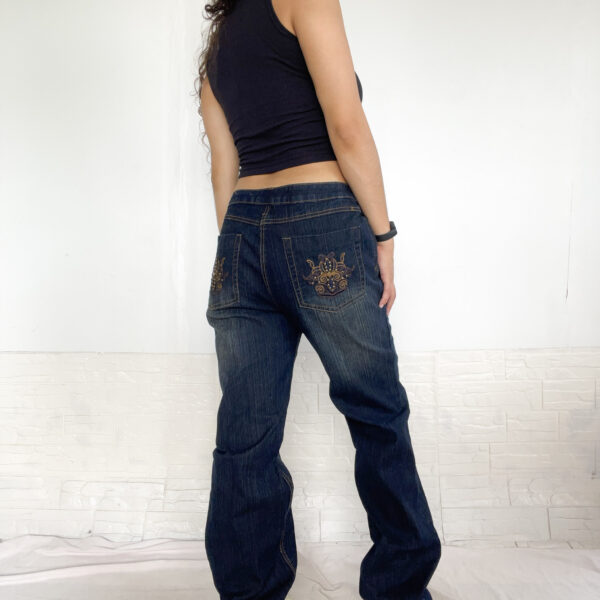 Pantalon de jean ancho - Imagen 12