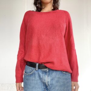 buzo tejido rojo SALE