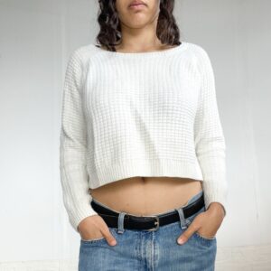 Buzo tejido crop SALE