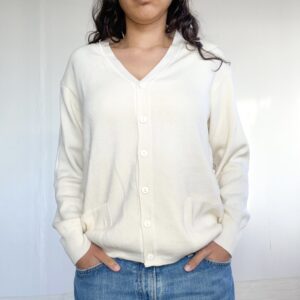 Saquito tejid blanco SALE