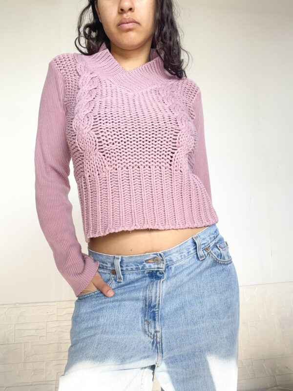 buco tejido rosado - Imagen 7
