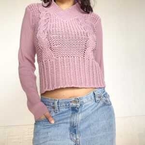 buco tejido rosado