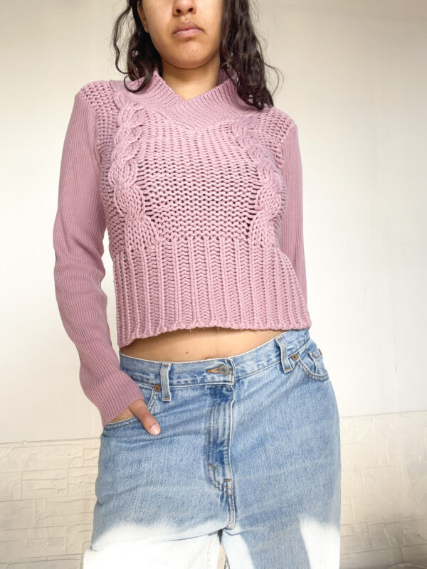buco tejido rosado