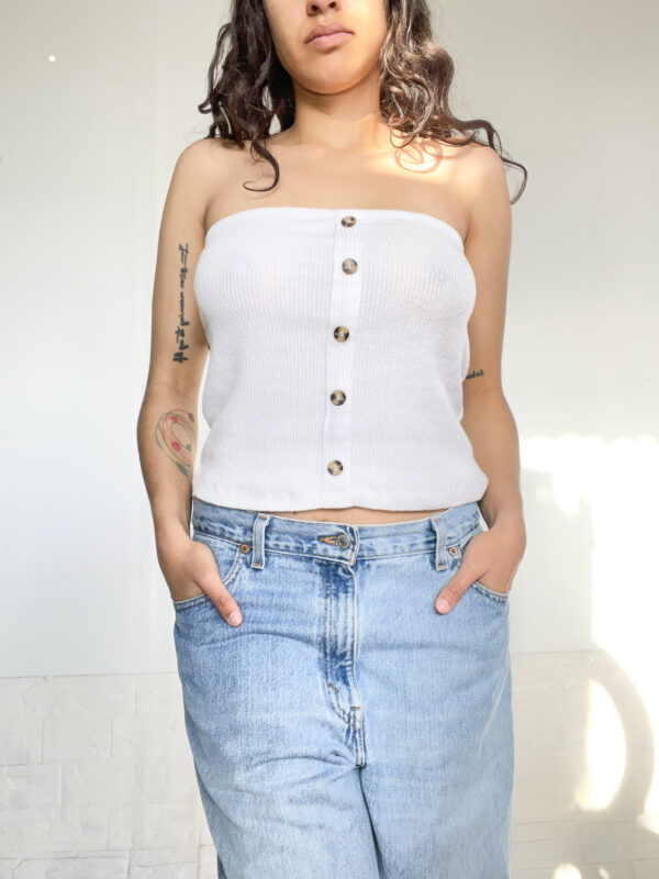 strapless tejido