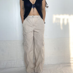Pantalon beige cargo