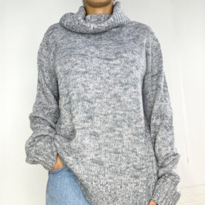 poleron gris jaspeado SALE