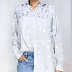 Camisa estampada gris SALE
