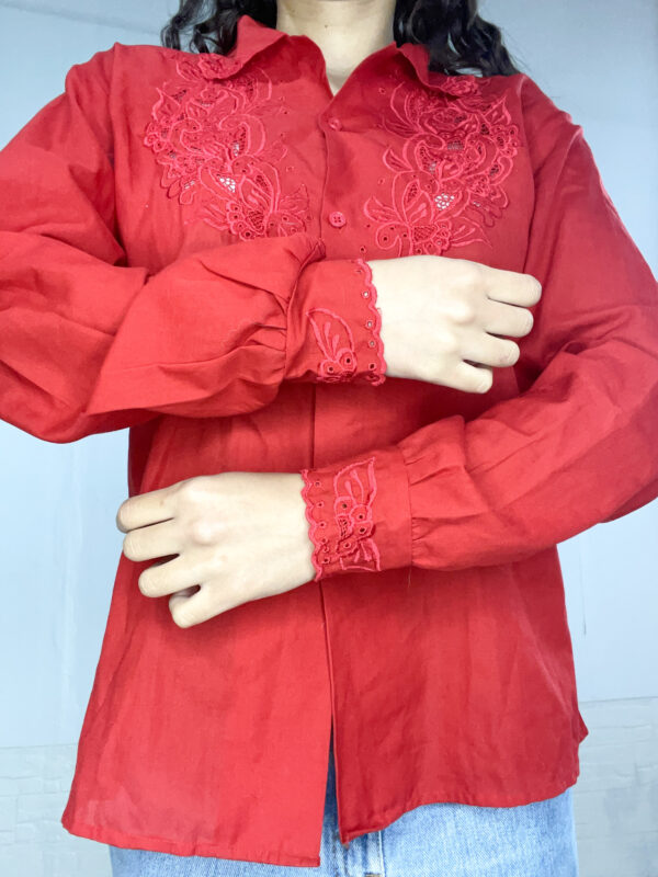 camisa roja SALE - Imagen 5
