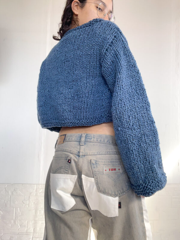 saco crop tejido reworked - Imagen 10