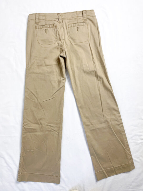 pantalón tiro bajo beige SALE - Imagen 13