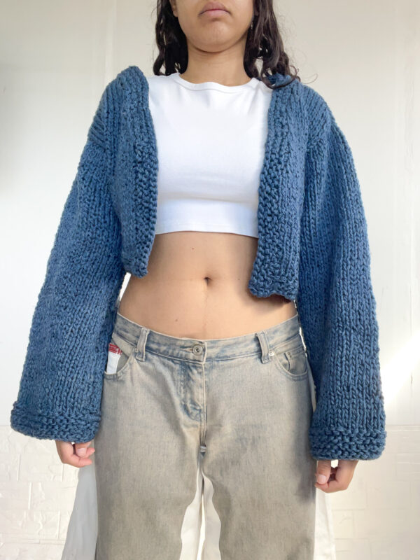 saco crop tejido reworked - Imagen 14