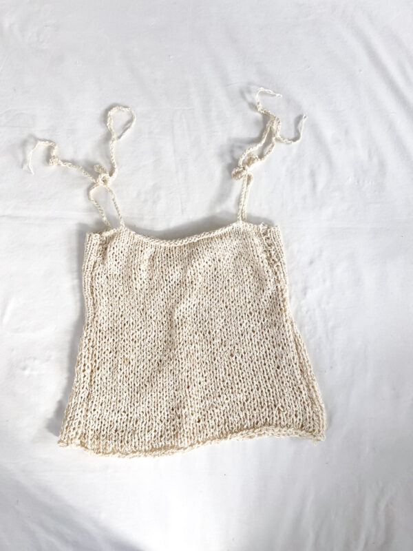 top tejido blanco reworked - Imagen 5