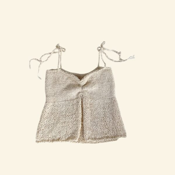 top tejido blanco reworked