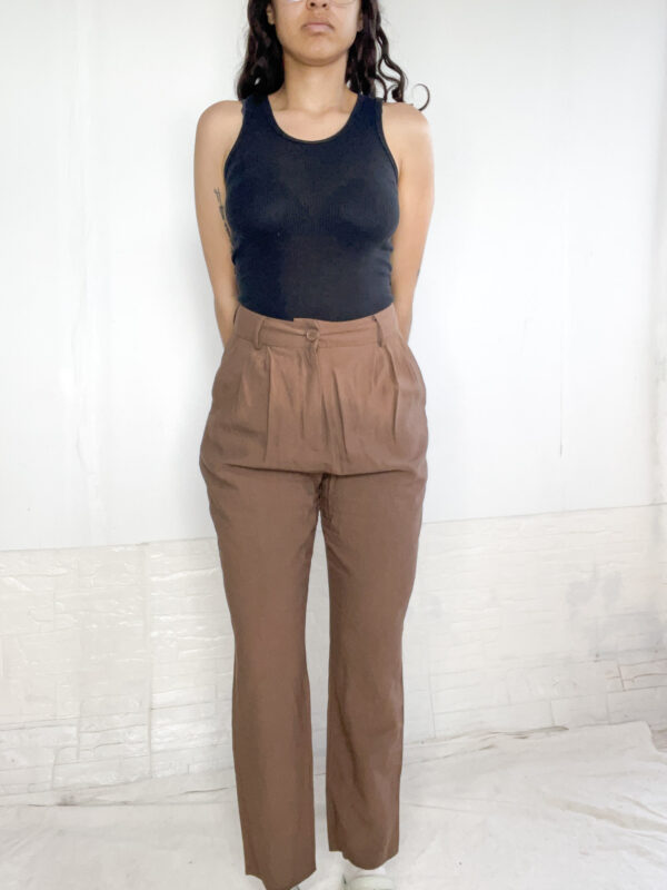 Pantalón de vestir marrón - Imagen 4