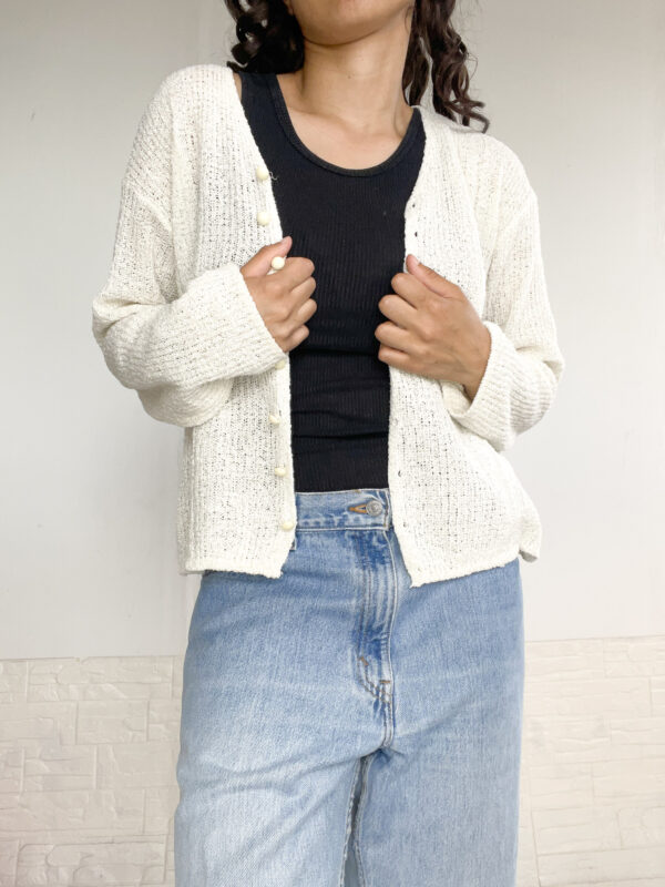 Saquito de hilo blanco - Imagen 2