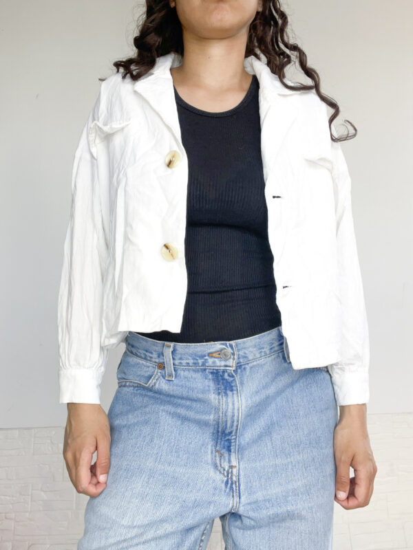 sobrecamisa blanca - Imagen 3