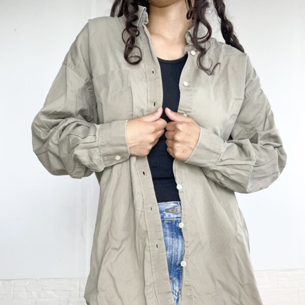 sobrecamisa beige