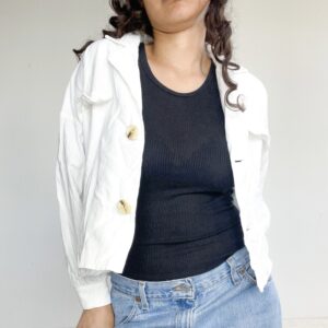 sobrecamisa blanca