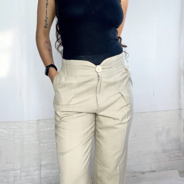 Pantalón de vestir beige