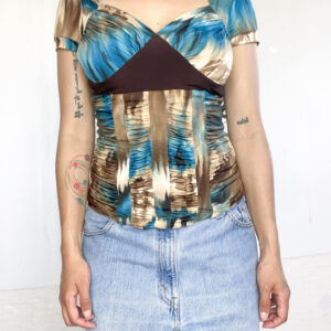 blusita estampada