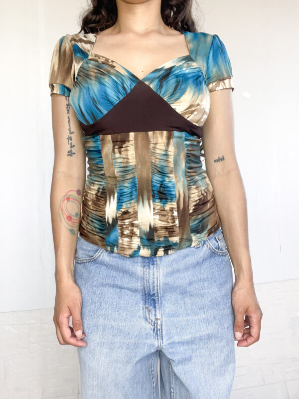 blusita estampada