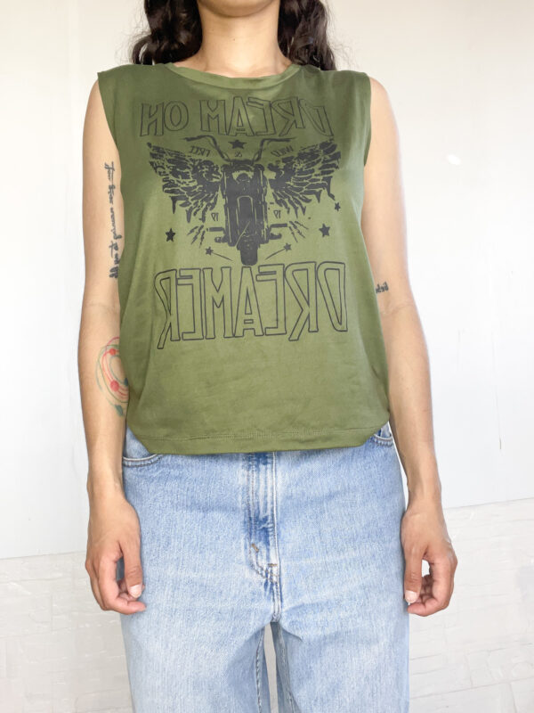 Muscu estampada verde - Imagen 5