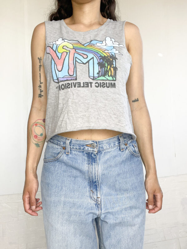muscu estampada gris