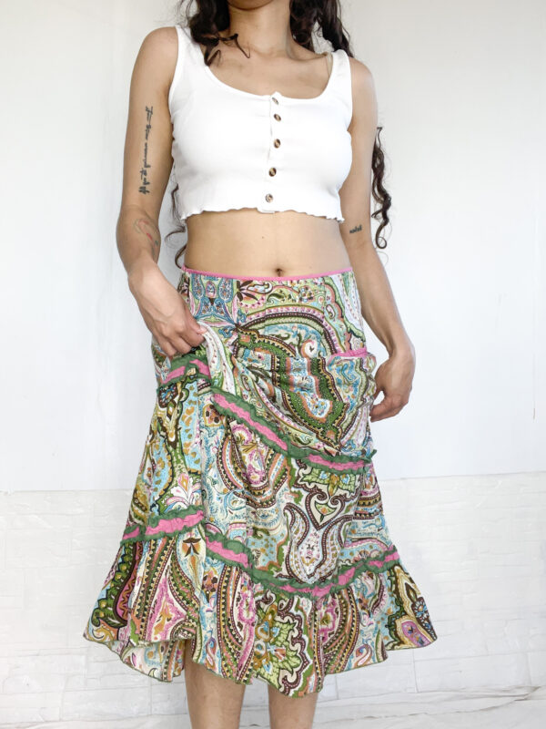pollera estampada