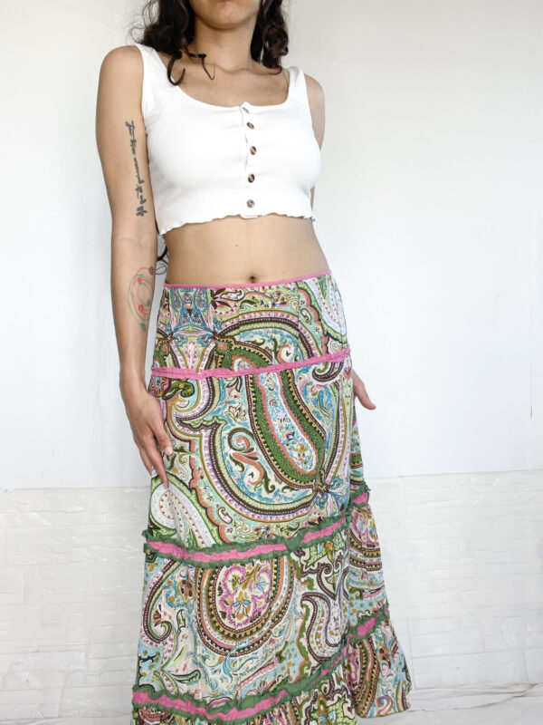 pollera estampada - Imagen 2