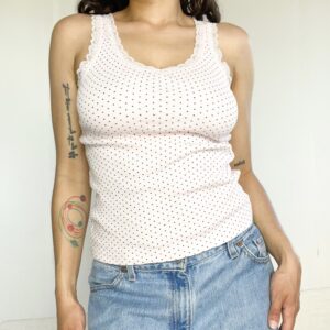 musculosita con encaje