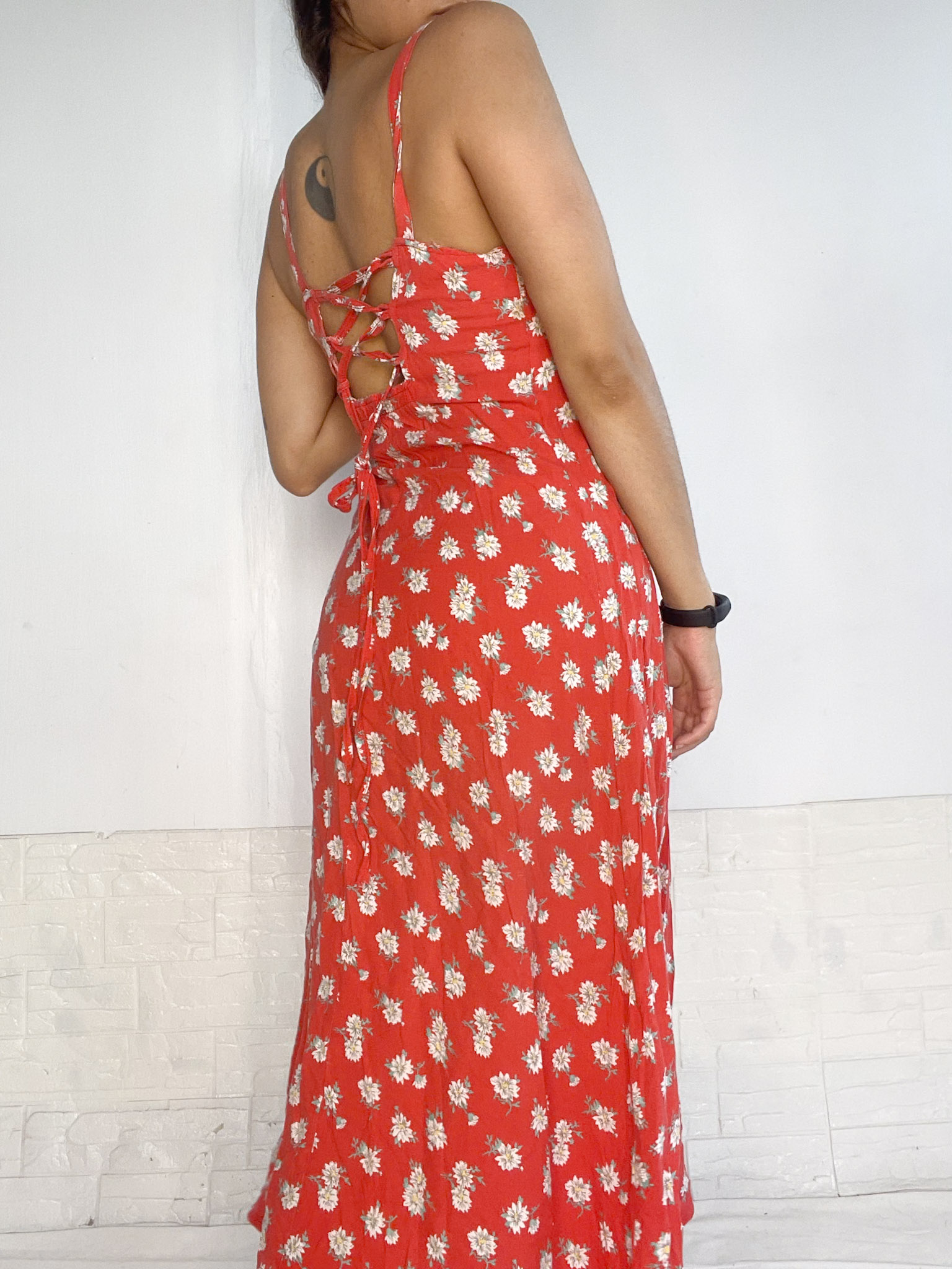 vestido midi estampado - Imagen 7