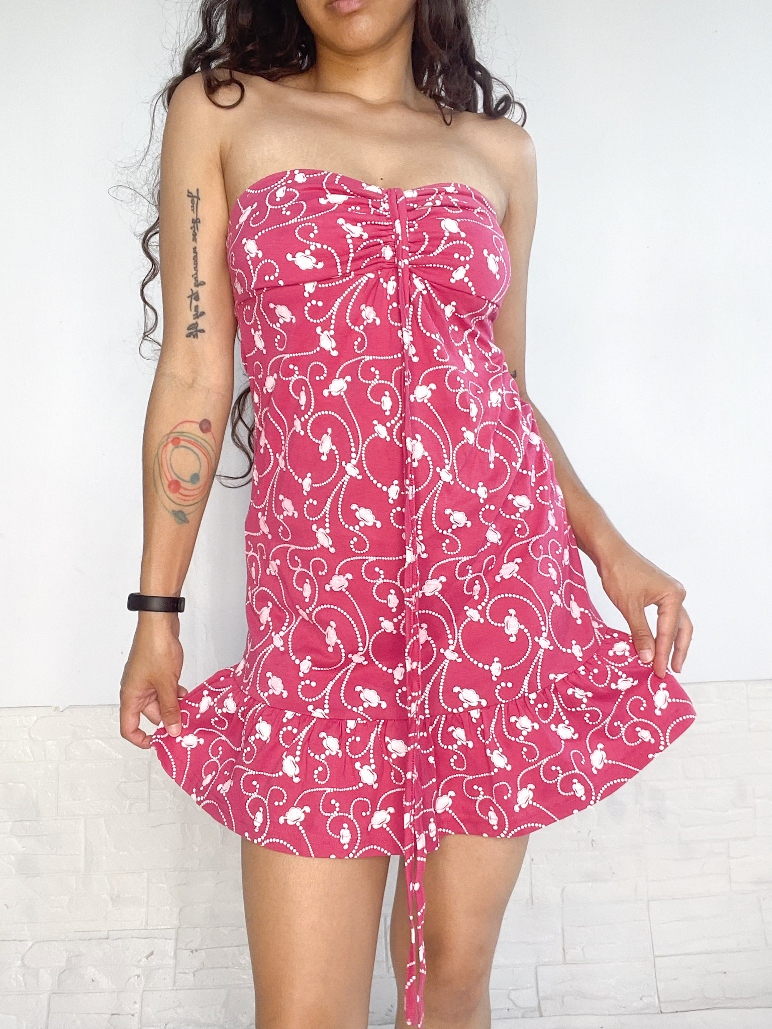 vestido strapless - Imagen 5