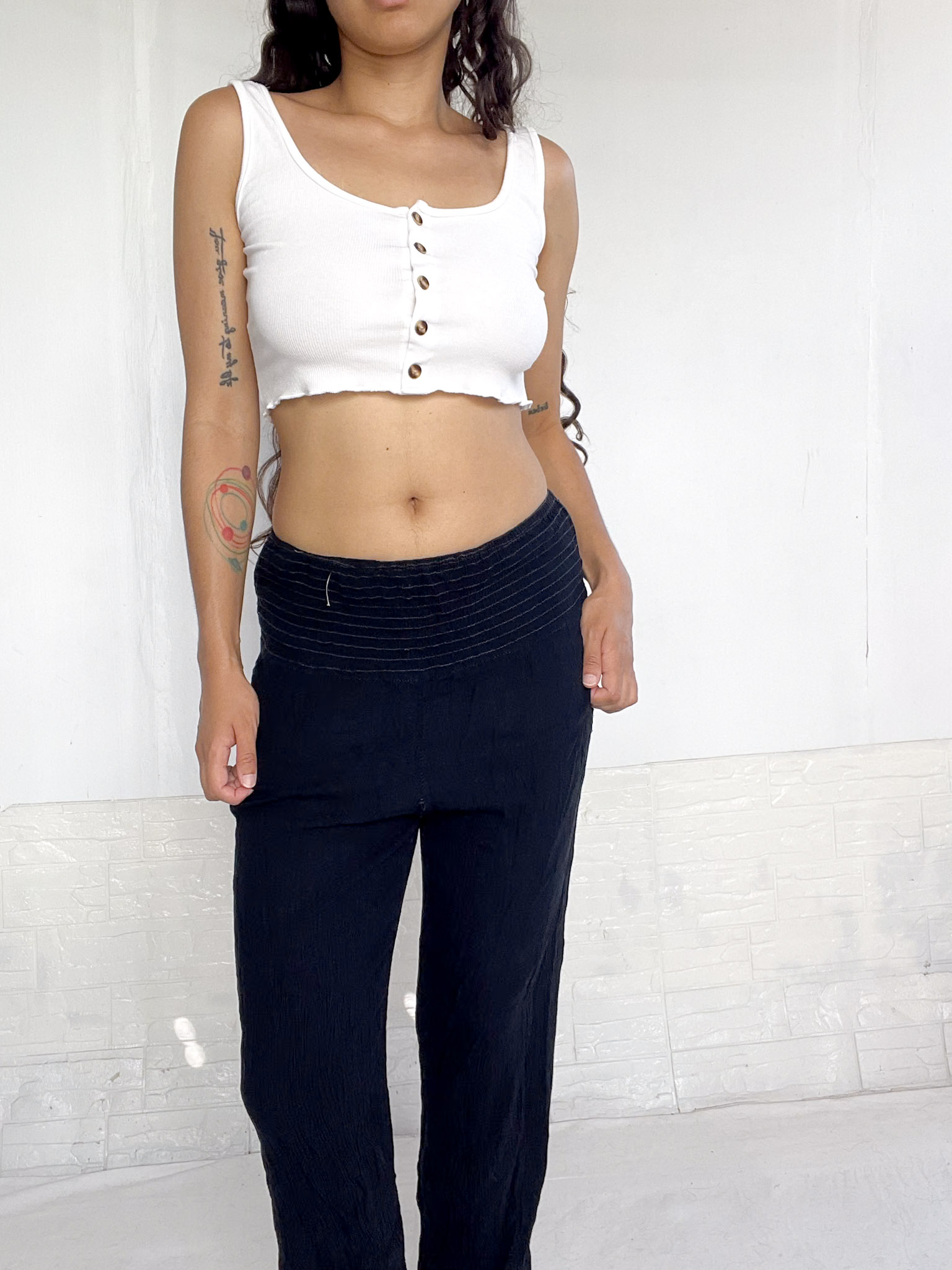 Pantalón fluido negro SALE - Imagen 9