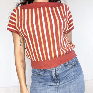 Bucito tejido a rayas