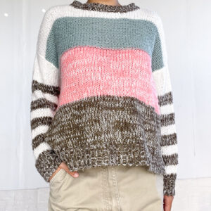buzo tejido multicolor