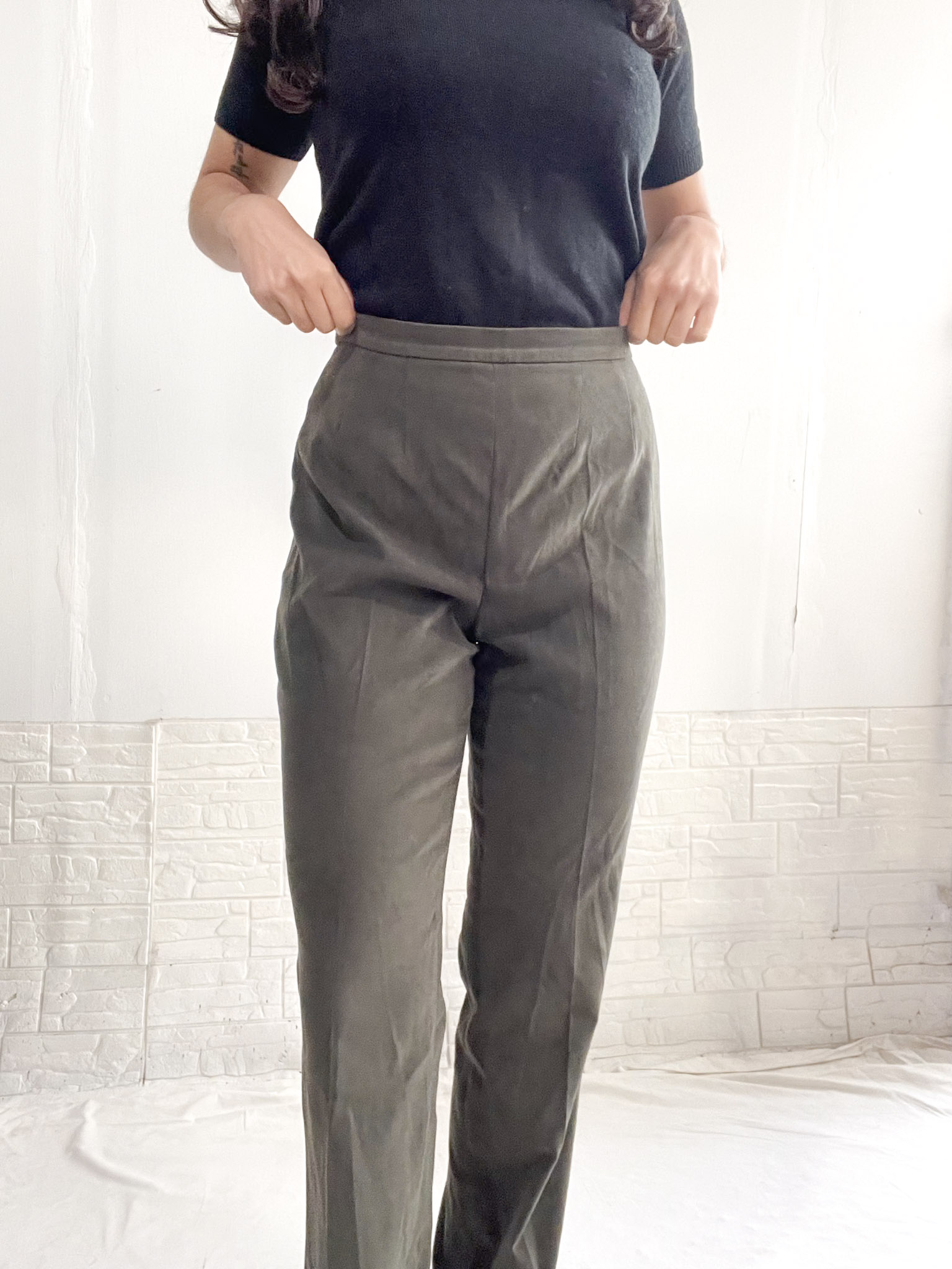 Pantalón de vestir verde SALE - Imagen 2