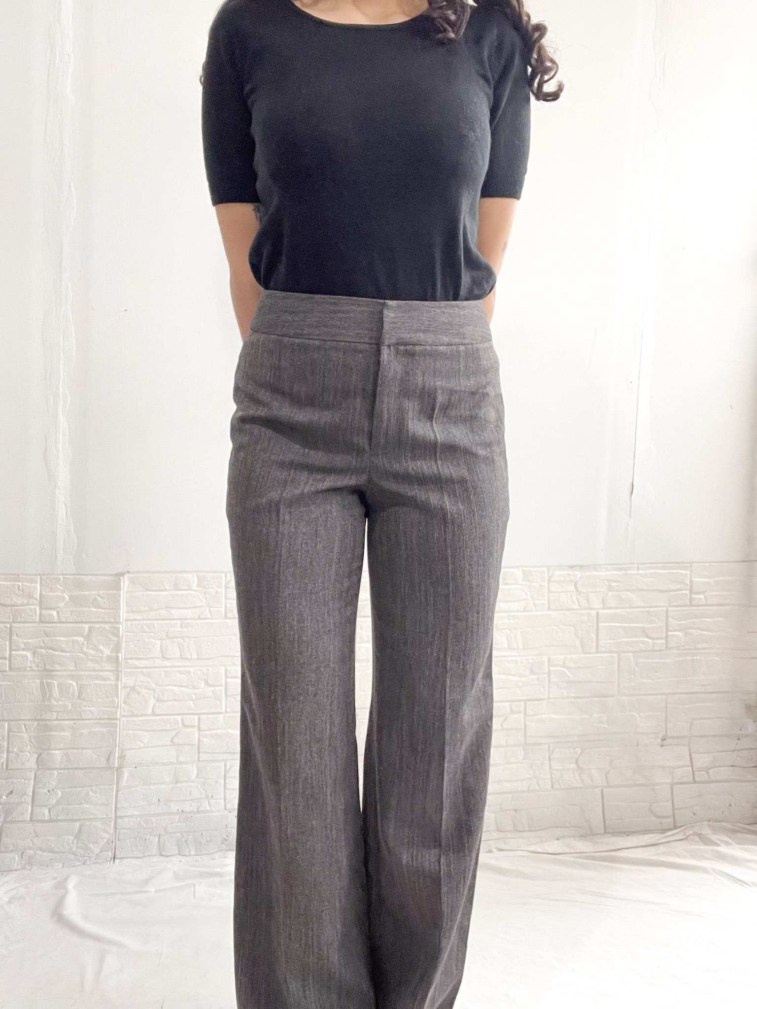 Pantalón de vestir marrón SALE - Imagen 3