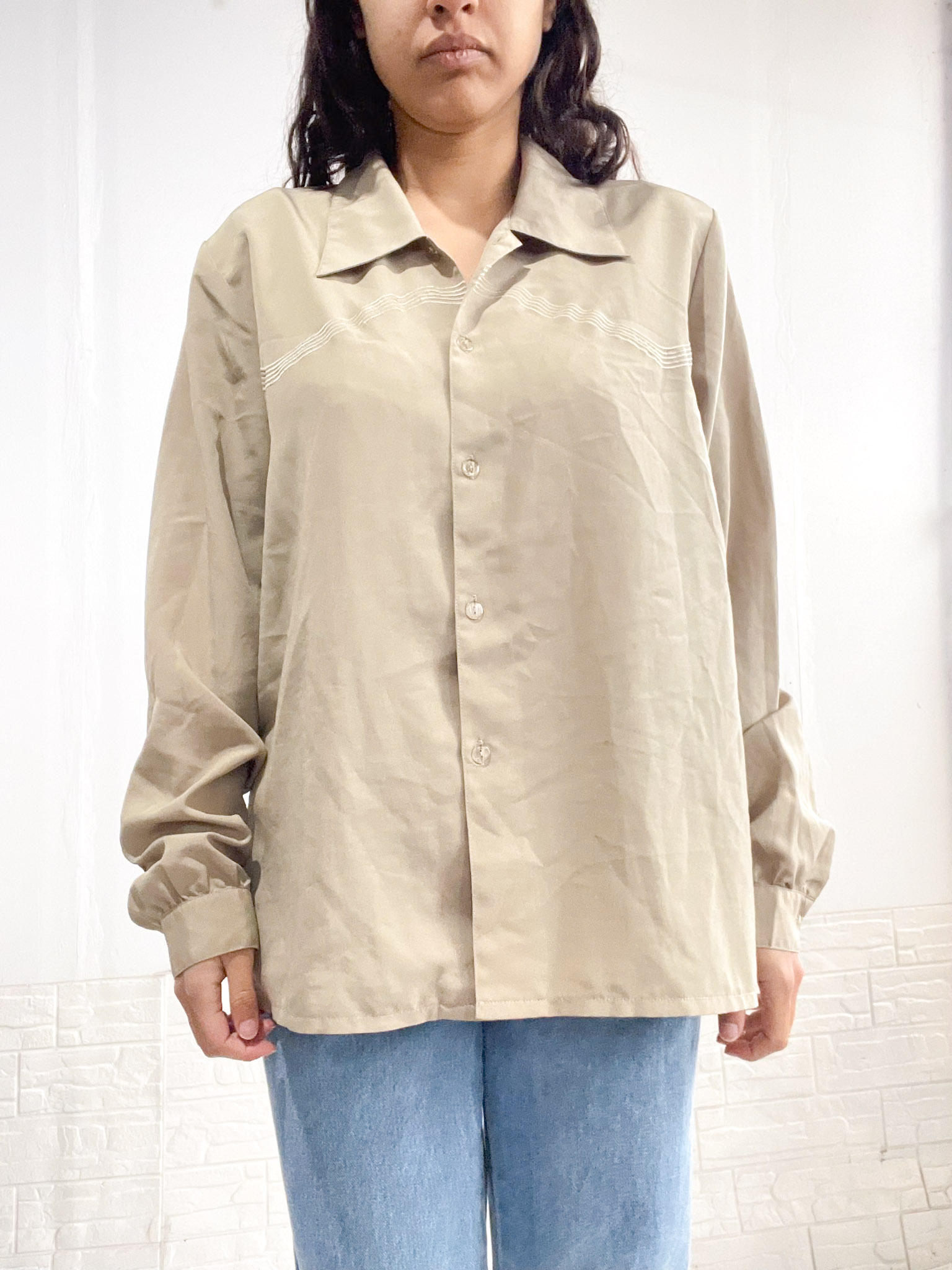 Camisa verdosa SALE - Imagen 2