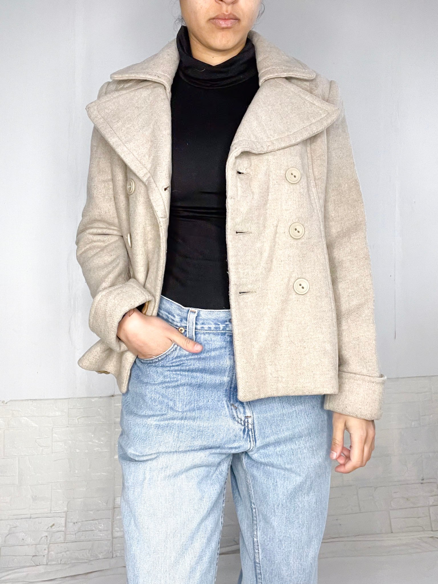 abrigo beige SALE
