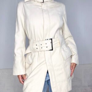 abrigo blanco SALE