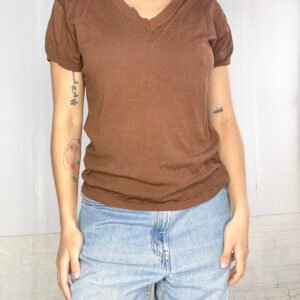 remerita tejida marrón SALE