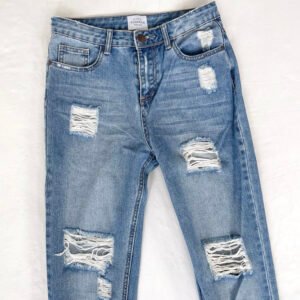 Mom jean con roturas SALE