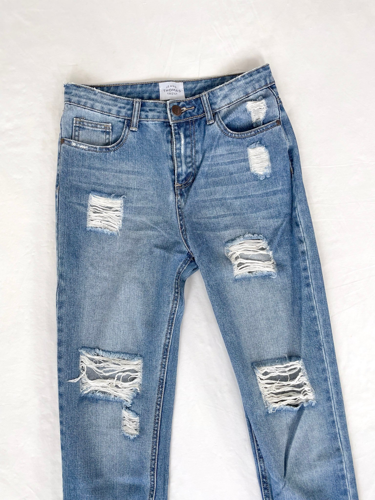 Mom jean con roturas SALE