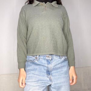 Buzo verde opaco SALE