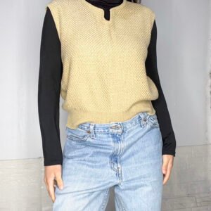 Chaleco beige SALE